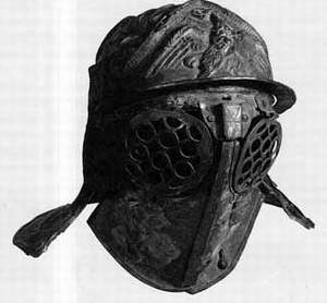  Римский гладиаторский шлем.