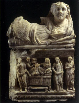 Погребальная урна. Рим. 1 век до н.э. Музеи Ватикана.