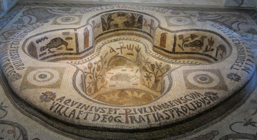Христианская купель 4 века. Тунис. (фото Лимарева В.Н.) 