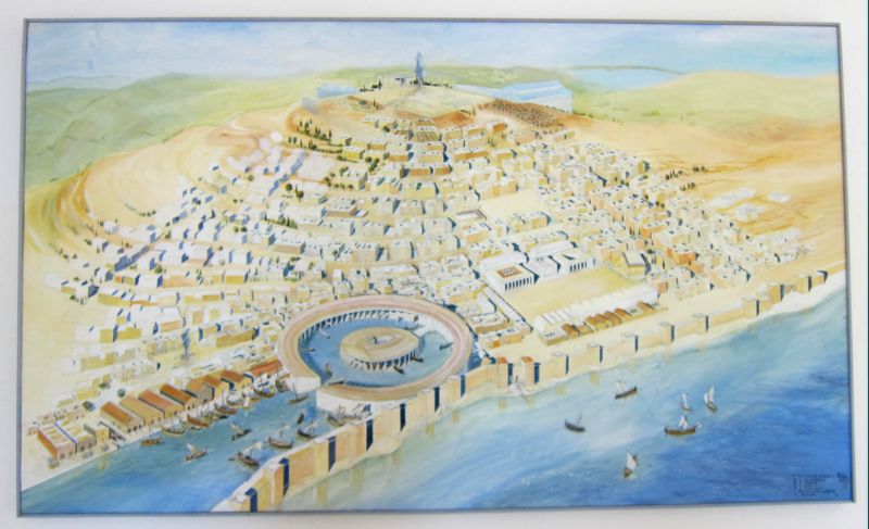 Карфаген римского периода (реконструкция) Тунис. (Фото Лимарева В.Н.)